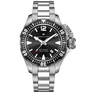 HAMILTON �n�~���g�� �r���v Khaki Navy Open Water Auto �J�[�L �l�C�r�[ �I�[�v���E�H�[�^�[�I�[�g H77605135 �������K�i �����Y