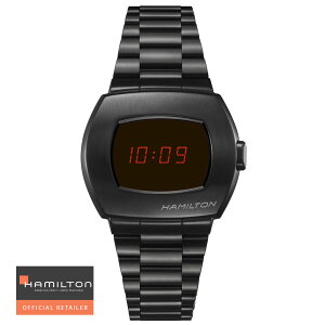 �n�~���g�� �r���v �A�����J���N���V�b�N HAMILTON PSR �u���b�N �f�W�^���N�H�[�c Digital Quartz H52404130 �������K�i �����Y