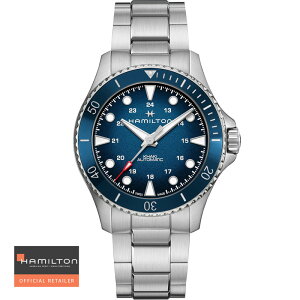 �n�~���g�� �r���v �J�[�L HAMILTON �l�C�r�[Scuba Auto �I�[�g 43mm ������ H82505140 �������K�i�����Y