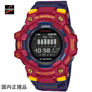 G-SHOCK �W�[�V���b�N �r���v�f�W�^�� G-SQUAD FC�o���Z���i Matchday�R���{ ���o�C�������N GBD-100BAR-4JR �����Y�E�H�b�` �������K�i