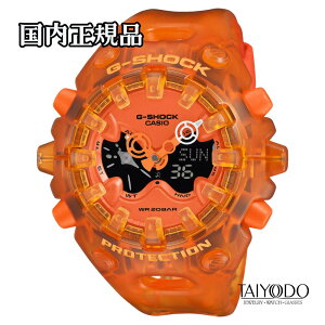 G-SHOCK �W�[�V���b�N �r���v GA-V01SKE-4AJF TRANSPARENT PACK �X�P���g�� �I�����W �A�i�f�W 20�C���h�� �ϏՌ� �������K�i �����Y