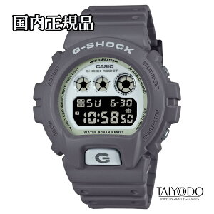 G-SHOCK �W�[�V���b�N HIDDEN GLOW�V���[�Y DW-6900HD-8JF �O���[ �~���t�F�C�X �f�W�^�� 20�C���h�� �������K�i �����Y �r���v