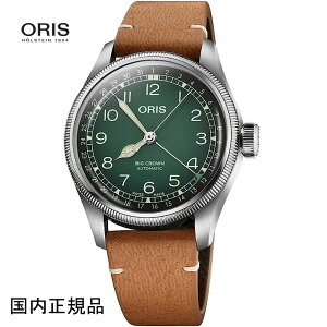 �I���X �r���v �r�b�O�N���E�� �`�F���{�{�����e ORIS BIG CROWN �|�C���^�[�f�C�g�����Y�E�H�b�` 38mm Ref.75477794067-SET �������K�i
