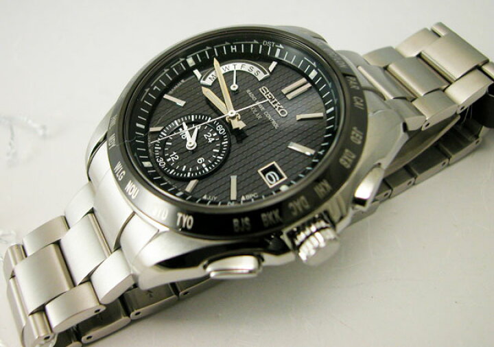 楽天市場】SEIKO セイコー 腕時計 ブライツ ワールドタイム ソーラー  