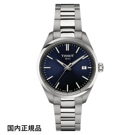 ティソ 腕時計 TISSOT PR100 クォーツ 34mm ブルー文字盤 T1502101104100 国内正規品
