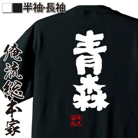 【お買い物マラソン期間20％OFF 】 おもしろtシャツ 俺流総本家 魂心Tシャツ 青森【 tシャツ 長袖 メンズ レディース 漢字 文字 メッセージ 雑貨 文字tシャツ 面白 プレゼント 誕生日 バックプリント ジョーク 日本語 おもしろt 白 黒 方言・】