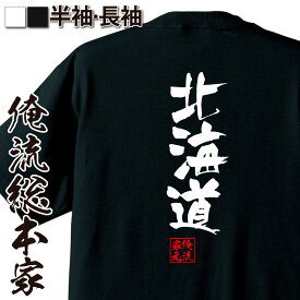 【 スーパーセール期間20％OFF 】 おもしろtシャツ 俺流総本家 隼風Tシャツ 北海道【 tシャツ 長袖 メンズ レディース 名言 漢字 文字おもしろ雑貨 文字tシャツ 面白いtシャツ 送料無料 文字入り 長袖 半袖 誕生日 日本 プレゼント 背中で語る】