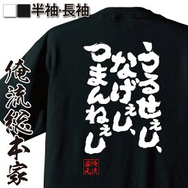 【 おもしろ プレゼント 】 おもしろtシャツ 俺流総本家 魂心Tシャツ うるせぇし、なげぇし、つまんねぇし【 tシャツ 長袖 メンズ レディース メッセージtシャツおもしろ雑貨 文字tシャツ 面白いtシャツ 送料無料 文字 パロディ tシャツ ゲス系】