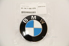 【在庫限り】BMW純正 トランク エンブレム（φ78mm）E91 3シリーズ ツーリング リア用 51147166076