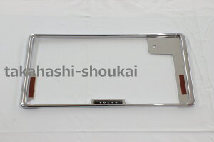 VOLVO XC90 XC70 XC60 XC40�y�{���{�������i�z�i���o�[�v���[�g�t���[�� ���A�p �N���[�����b�L ���i���o�[�t���[���E���C�Z���X�v���[�g�t���[��D4 D5 B5 B6 T5 T6 T8 B3 B4 T5 �v���O�C��