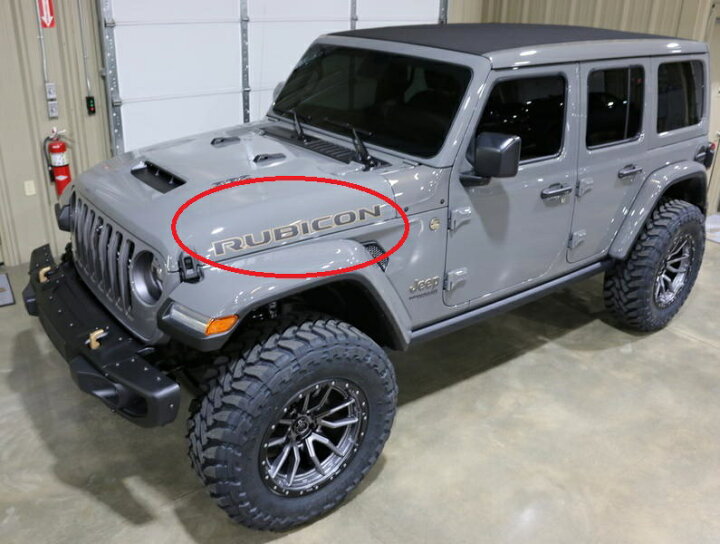 楽天市場】【ジープ純正】 Jeep JLラングラー サイドデカール 2枚(左右 