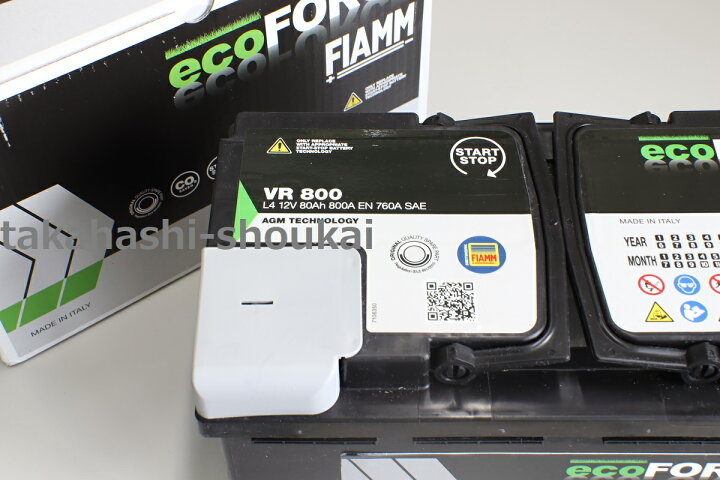 楽天市場】【80Ah】新品 FIAMM製 AGMバッテリー 80Ah VR800＊必ず事前 
