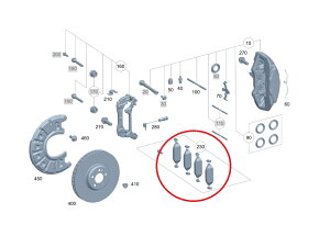 GLC�N���X W253/C253/X253 GLC220d�EGLC250�EGLC43AMG EQC�N���X N293 EQC400 �x���c�����i ���A�p ���E�Z�b�g �Ή��i�ԁFA0004205900�EA0004207803 ��