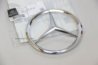 ベンツ純正品 フロントエンブレム　スリーポインテッドスター・メルセデススター　【サイズ：外径 約14cm…