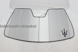 マセラティ純正品 ギブリ用 2014年〜 サンシェード 車 フロントガラス用 サンシェイド・カーシェード・カーバイザー・US・日よけ・目隠し・車中泊・夏場の日焼け防止・車内の劣化防止・内