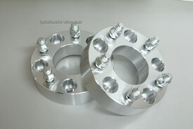 5穴 PCD変換 108(車両側)→114.3(ホイール側) ワイドトレッドスペーサー 2枚　厚さ：25.4mm　ねじサイズM12ピッチ1.5・内径70.7mm