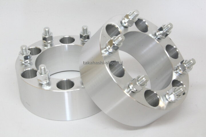 楽天市場】6穴 PCD139.7 ワイドトレッドスペーサー 2枚 厚さ：50.8mm 