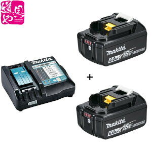 �y�������ʕi�z�ymakita�z�}�L�^ �d�r�o�b�e��BL1860B×2�y18V 6.0Ah�z�Ə[�d��DC18RF�̃Z�b�g�i�y�̎����Ή��z