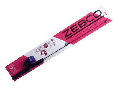 楽天市場 ゼブコ Zebco ドックデーモン Dock Demon スピンキャストリール 2ft6in 77cm ショートロッド セット パープル 竹屋釣具店