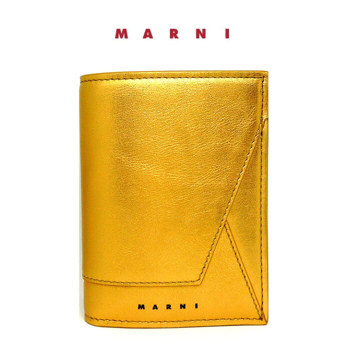 楽天市場】マルニ MARNI レディース ミニ財布 コンパクト 財布 レザー  