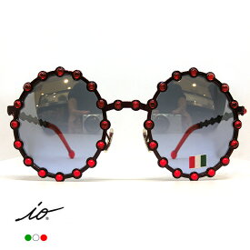 イタリア製 サングラス 洗練 デザインレディース 軽い 軽量 ハイセンス セレブ 海外 インスタ イタリア LIO社 ハンドメイド 綺麗 オシャレ 個性的 メガネ 眼鏡 めがね フレーム ゴージャス 並行輸入品