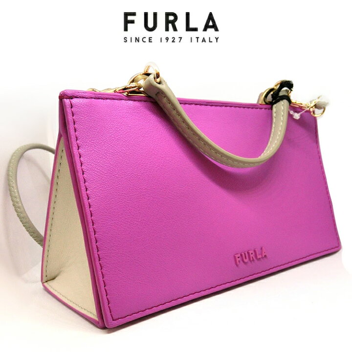 楽天市場】フルラ ミニバッグ トライアングル 三角形 FURLA Futura 