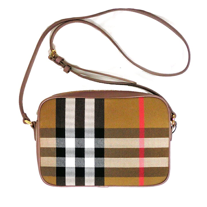 楽天市場】バーバリー ショルダーバッグ BURBERRY レザー チェック LL 