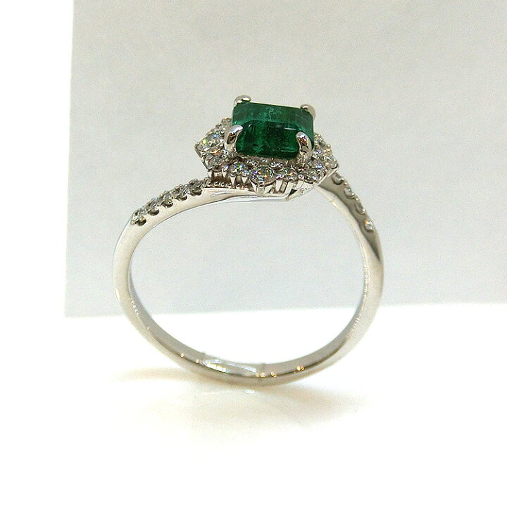 楽天市場】エメラルド E-1.001ct リング プラチナ PT900 (5月誕生石  