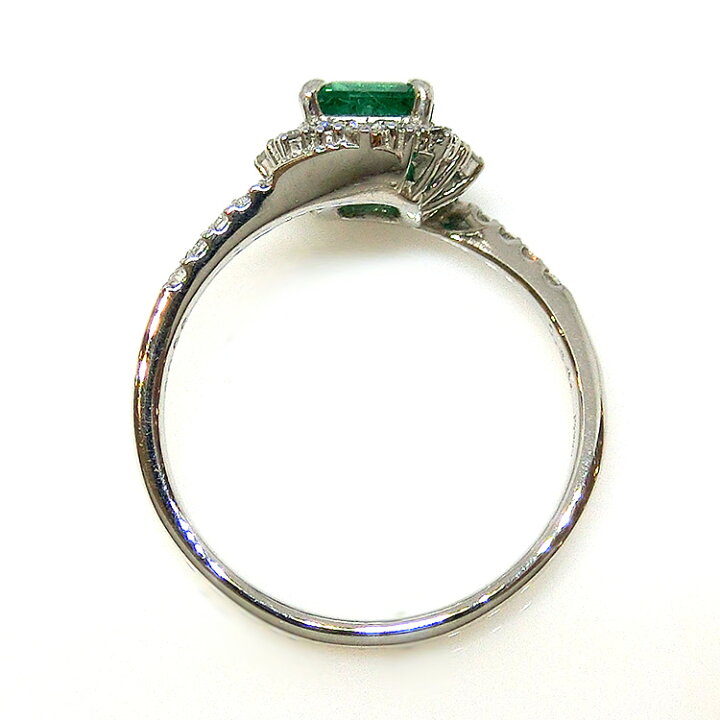 楽天市場】エメラルド E-1.001ct リング プラチナ PT900 (5月誕生石  