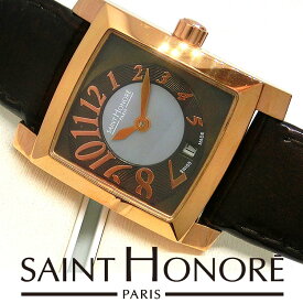 サントノーレ 腕時計 SAINT HONORE swiss made スイス 時計 レディース ステンレススチール 革ベルト アナログ 新生活 新品 サントノーレ パリス water resistant 防水 ウォッチ ギフト 贈り物 プレゼント sn7310278 ブランド カレンダー 日にち デイ