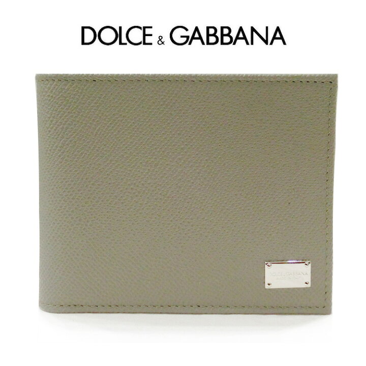新品 ドルチェ＆ガッバーナ Dolce&Gabbana 2つ折り財布 バイフォールド  