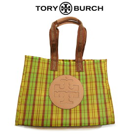 トリーバーチ トートバッグ TORY BURCH 雑誌 大容量 82706 新品 ブランドバッグ 柄 マルチカラー 新品 チェック マルチ グリーン イエロー 大きい 通勤 通学 レディース バッグ 女性用 カバン かばん 鞄 ブランド おしゃれ 贈り物 ギフト プレゼント (t5c)