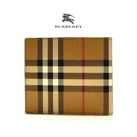 バーバリー 財布 短財布 2つ折り BURBERRY 財布 折り畳み 折りたたみ メンズ 即納 間に合う 急ぎ ブランド財布 紳士用 コインケースなし シンプル 小銭入れ無し ヴィンテージチェック 並行輸入品(c_)