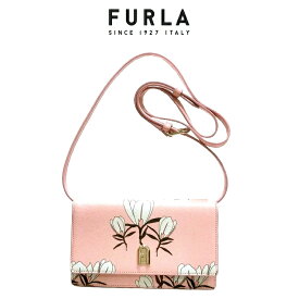 フルラ FURLA ショルダーバッグ toni rosa chiaro 花柄 レザー ピンク 新品かばん カバン バッグ ブランドバッグ ホワイトデー