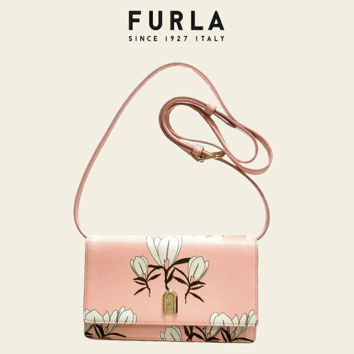 楽天市場】フルラ FURLA ショルダーバッグ toni rosa chiaro 花柄  