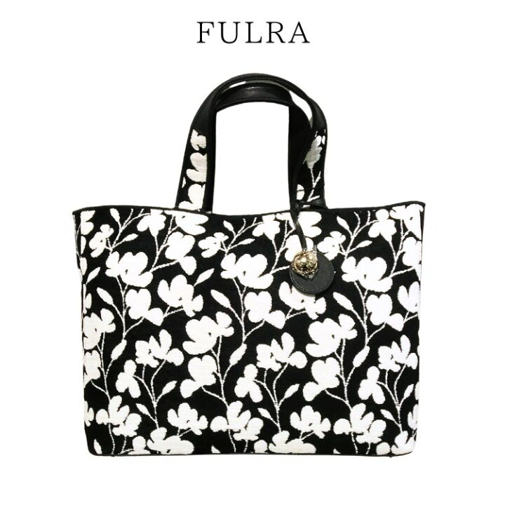 楽天市場】フルラ FURLA トートバッグ モノトーン 花柄 フラワー 