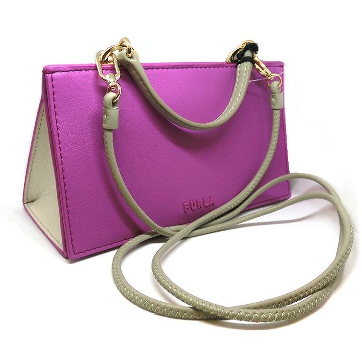 楽天市場】フルラ ミニバッグ トライアングル 三角形 FURLA Futura 