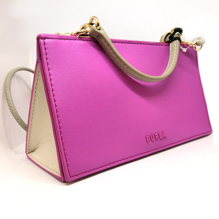 楽天市場】フルラ ミニバッグ トライアングル 三角形 FURLA Futura 