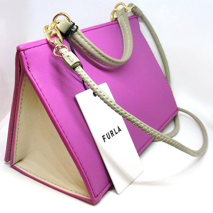 楽天市場】フルラ ミニバッグ トライアングル 三角形 FURLA Futura 