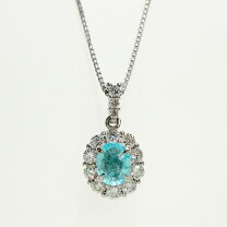 楽天市場】パライバトルマリン ネックレス（カラット数0.2 ～ 0.29ct 