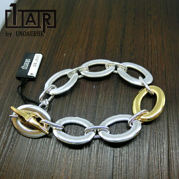 楽天市場】1AR by UNOAERRE コンビカラー デザイン ブレスレット 