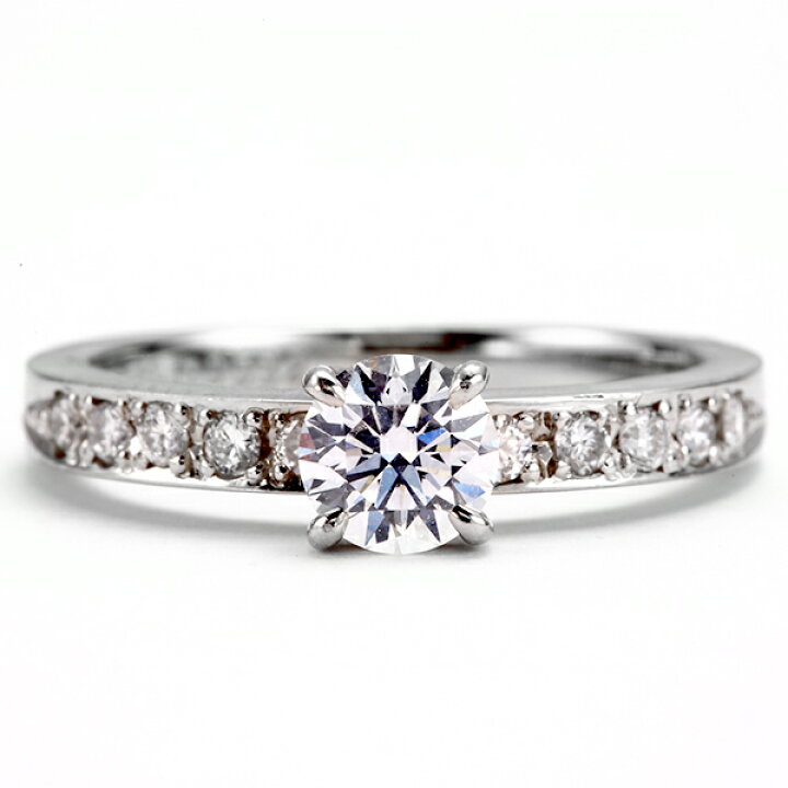 楽天市場】リング ダイヤモンド PT プラチナ ダイヤモンド-0.532ct 