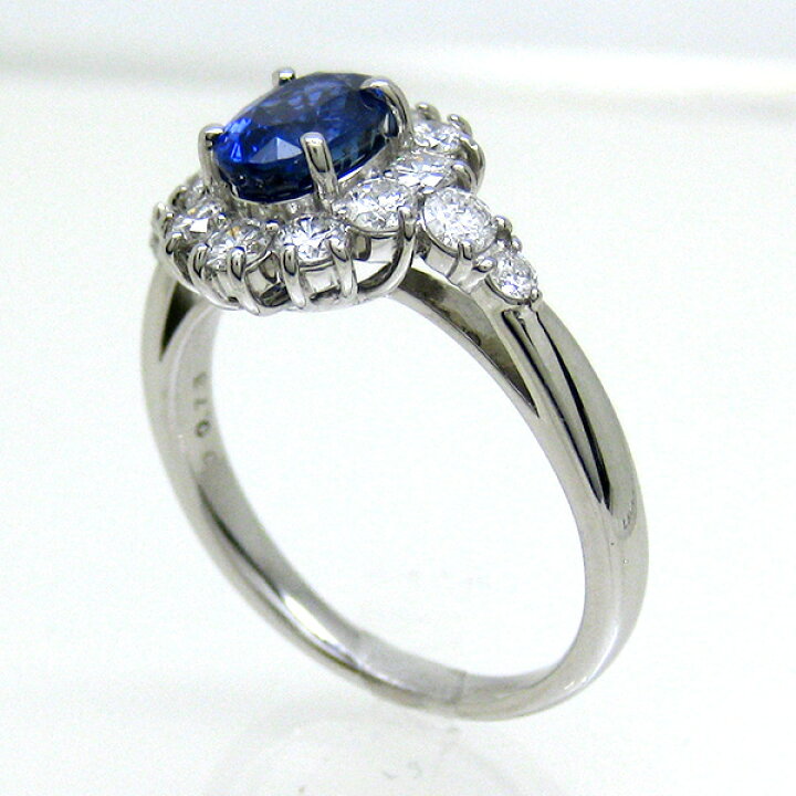 楽天市場】サファイア リング PT900 プラチナ900 指輪 OK094991 鑑別  