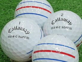 【中古】【ABランク】【ロゴなし】キャロウェイ E・R・C SOFT 2021年モデル ホワイト 1個 ロストボール ゴルフボール