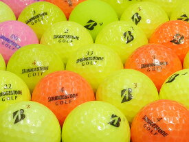 【中古】【ABランク】BRIDGESTONE GOLF カラー混合 30個セット ロストボール ゴルフボール