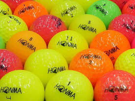 【中古】【ABランク】本間ゴルフ カラー混合 30個セット ロストボール ゴルフボール