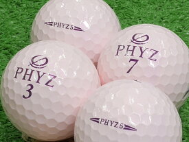 【中古】【ABランク】【ロゴなし】BRIDGESTONE GOLF PHYZ 2019年モデル パールピンク 1個 ロストボール ゴルフボール