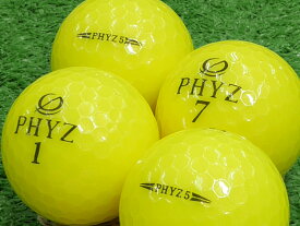 【中古】【ABランク】【ロゴなし】BRIDGESTONE GOLF PHYZ 2019年モデル イエロー 1個 ロストボール ゴルフボール