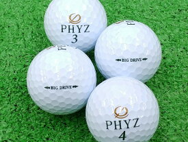 【中古】【ABランク】【ロゴなし】BRIDGESTONE GOLF PHYZ BIG DRAIVE 2017年モデル ホワイト 1個 ロストボール ゴルフボール