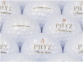 【中古】【ABランク】【ロゴなし】BRIDGESTONE GOLF PHYZ Premium 2014年モデル ゴールドパール 30個セット ロストボール ゴルフボール